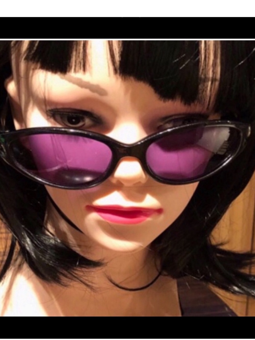 Female mannequin head with wig like new